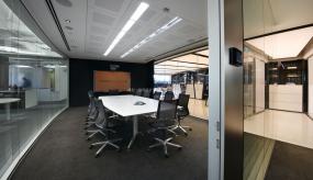 大型会议室吸顶灯装修效果图片欣赏