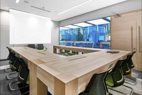 现代宾馆小会议室装修效果图片