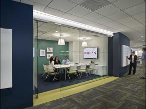 现代小会议室简单室内装修效果图大全