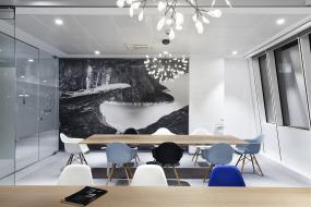 最新公司会议室地毯装修设计效果图片