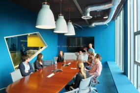 时尚会议室地毯装修效果图片