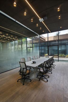 简单宾馆小型会议室装修效果图片