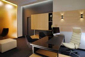 现代简约风格总经理办公室设计效果图