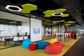 现代沉稳型老总办公室装饰吊顶装修设计效果图大全