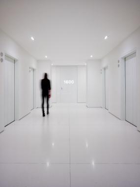 100平办公室设计平面图