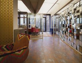 老总办公室背景墙设计装修图片