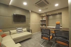 公装董事长办公室布置效果图