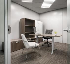 老板办公室简单室内装修效果图片