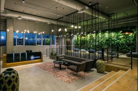 最新办公室室内装饰效果图片