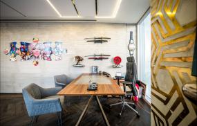 公司董事长办公室室内地毯装修效果图片