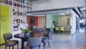 董事长办公室新中式风格装修效果图片