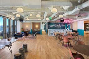 80平米办公室吊顶设计装修效果图