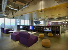 现代办公室室内布置效果图图片欣赏