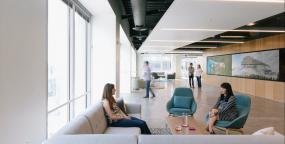 现代时尚装修风格办公室隔断设计效果图片