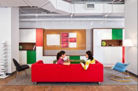 写字楼办公室隔断设计效果图