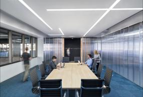 办公会议室简装修效果图