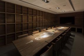 时尚个性风格装修多媒体会议室效果图