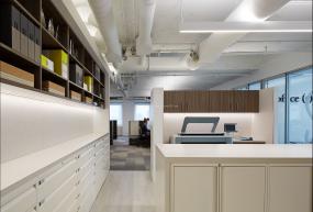 现代新古典办公室装饰装修效果图