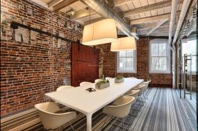 大型会议室欧式背景墙效果图