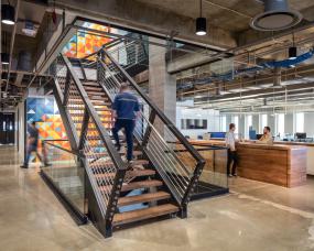 小型办公室接待台设计图片大全