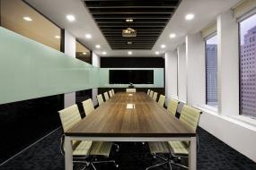 公司小会议室室内装修图片效果图
