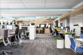 时尚办公室最新室内装修效果图