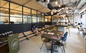 简约风格办公室设计效果图