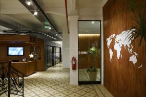 简约风格白色现代办公室效果图