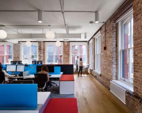 简约办公室工装装修效果图片