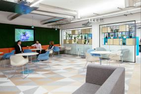 时尚混搭风格办公室装修效果图片库