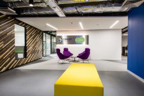 现代简单办公室室内设计装饰效果图