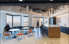 国外混搭风格办公室装修实景图