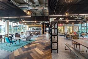 现代风格小型办公室室内装修设计图