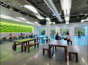 大型写字楼办公室工装装修效果图片