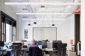 普通办公室装修办公室天花效果图