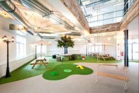 简单小型办公室布置装修效果图