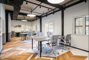 小型现代时尚办公室装修图片60平米