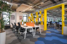 现代时尚简约风格企业办公室装修效果图