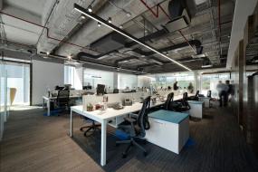 小型欧美风格办公室室内装修布置图片