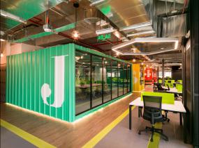 混搭风格办公室室内装修图片