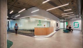 混搭风格小型办公室室内装修图