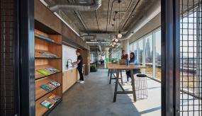 混搭风格公寓小办公室装修效果图片