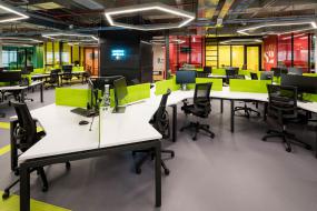 混搭风格办公室室内装修设计实景图