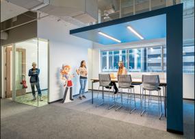 上海专业装修舒适的现代办公室效果图