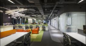 公司办公室室内装修效果图片2018