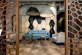 现代时尚办公室门头装修效果图欣赏