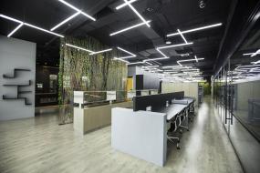 2018大型办公室室内简单装修案例