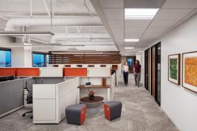 现代办公室装修设计图