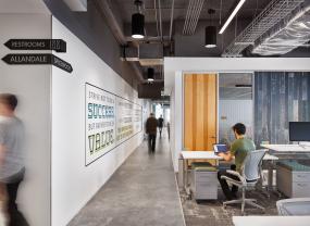 简单小型办公室室内地毯装修效果图片