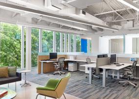 欧美时尚风格办公室装修设计效果